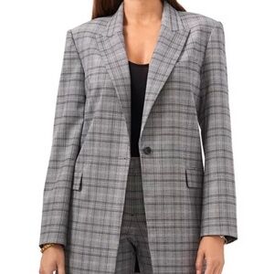 $199 Vince Camuto NWT Suit Blazer Knitted Plaid Women’ Size 14